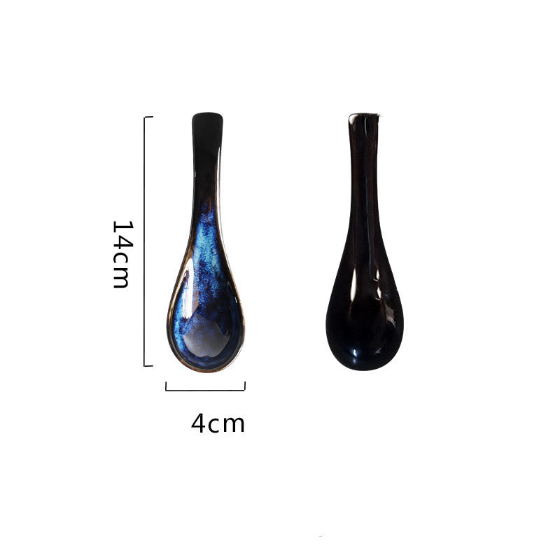 Ceramic Tableware Set Supporting Dishes Spoons Dinner Plates Hotel Restaurant Supplies - Grand Goldman