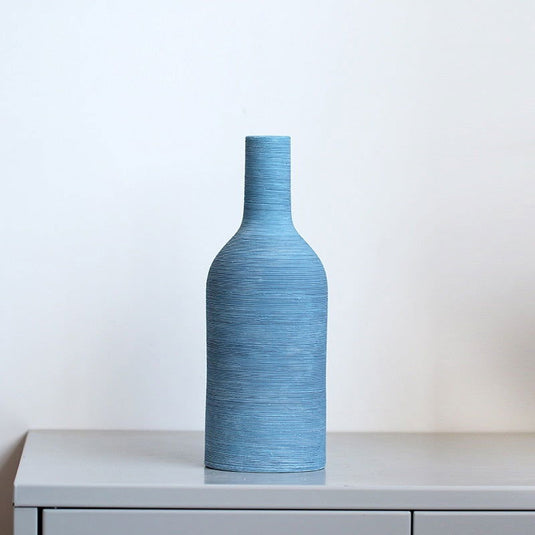 Ceramic Vase Brushed Nordic Modern Minimalist - Grand Goldman