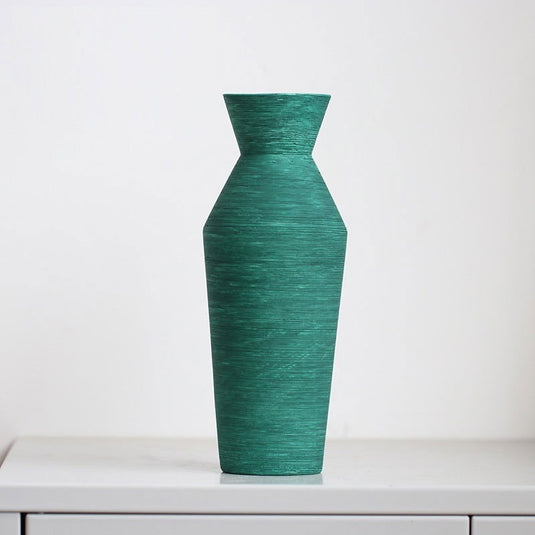 Ceramic Vase Brushed Nordic Modern Minimalist - Grand Goldman