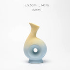 Ceramic Vase Creative Living Room Dried Flowers Flower Arrangement Floral Decorations - Grand Goldman