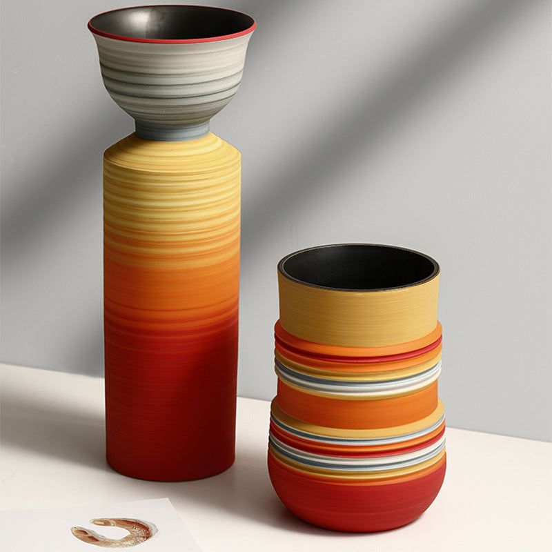 Ceramic Vase Decoration Dried Flowers Flower Arrangement Ideas - Grand Goldman