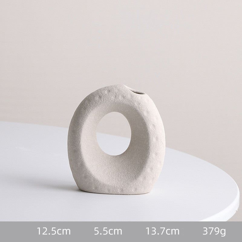 Ceramic Vase Dry Flower Arrangement Ornaments - Grand Goldman