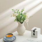 Ceramic White Dry Flower Vase - Grand Goldman