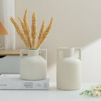 Ceramic White Dry Flower Vase - Grand Goldman