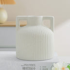 Ceramic White Dry Flower Vase - Grand Goldman