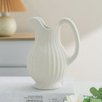Ceramic White Dry Flower Vase - Grand Goldman