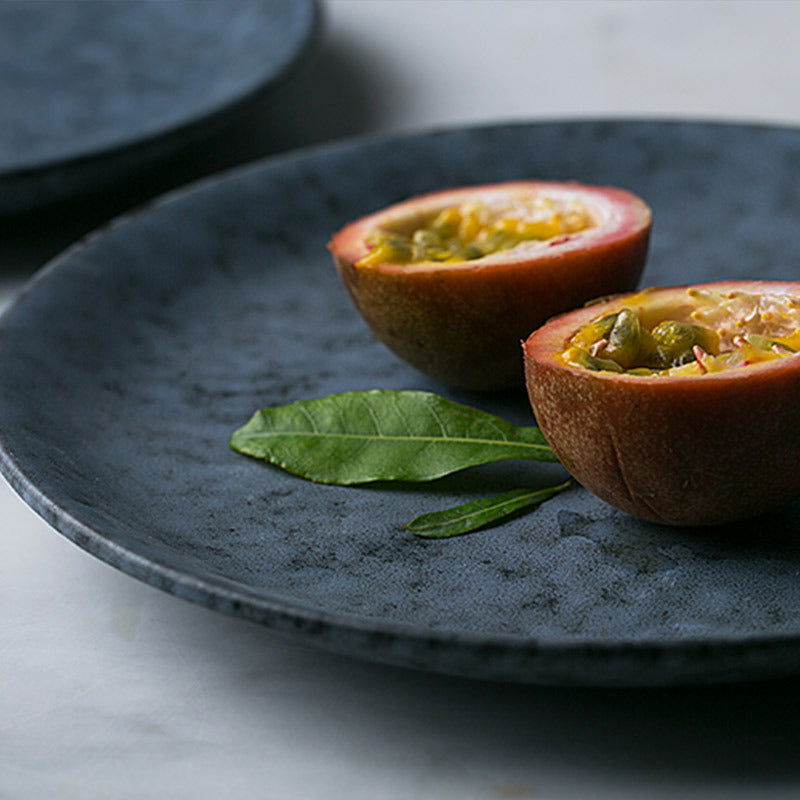 Ceramic dinner plate round creative breakfast plate - Grand Goldman