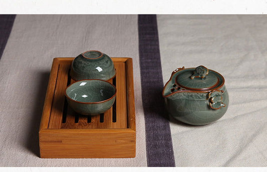 Ceramic tea set - Grand Goldman