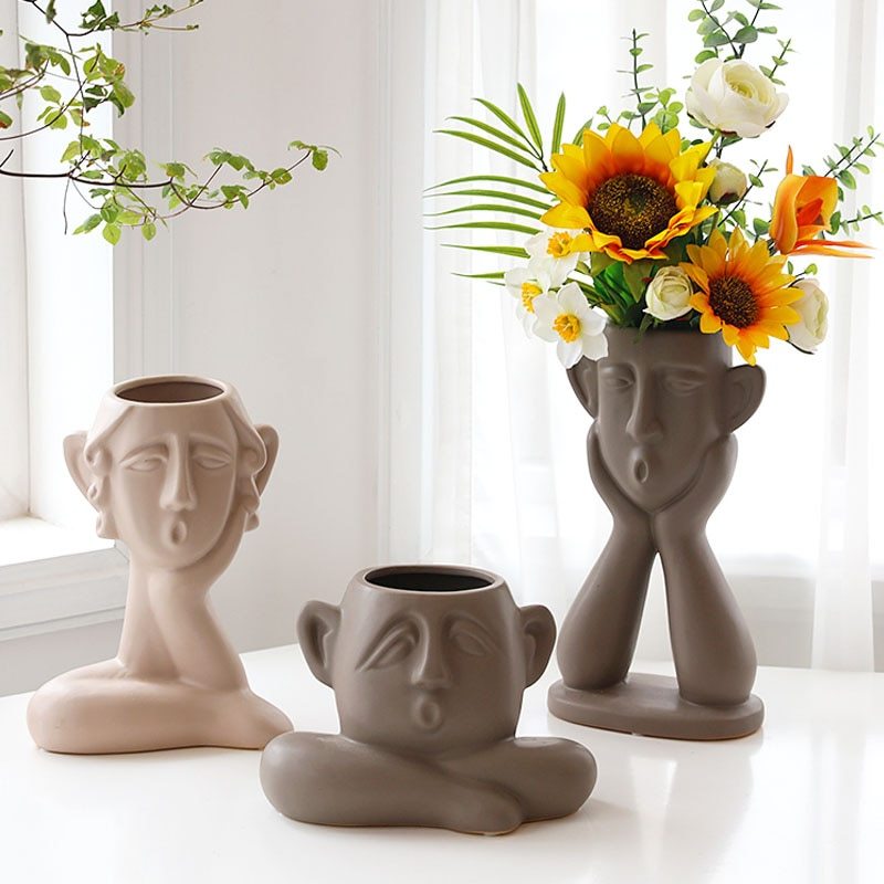 Ceramic vase decoration - Grand Goldman