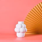 Ceramic vase decoration Nordic simple white dried flower vase - Grand Goldman