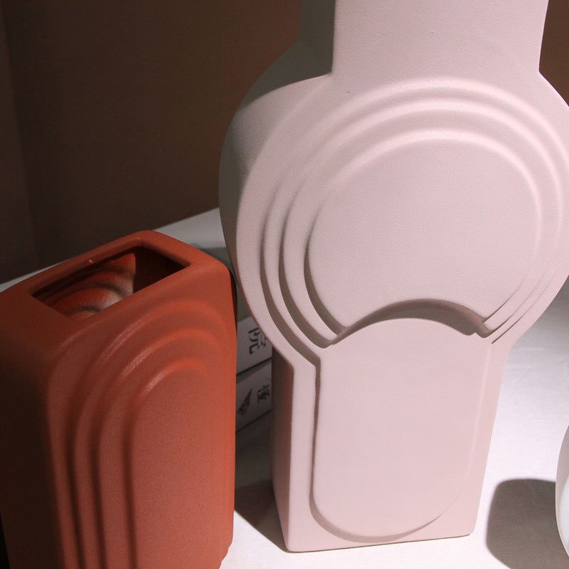 Ceramic vase flower pot flower ornament large size - Grand Goldman