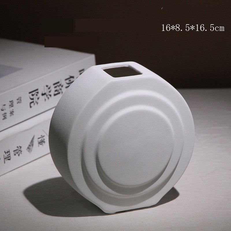 Ceramic vase flower pot flower ornament large size - Grand Goldman