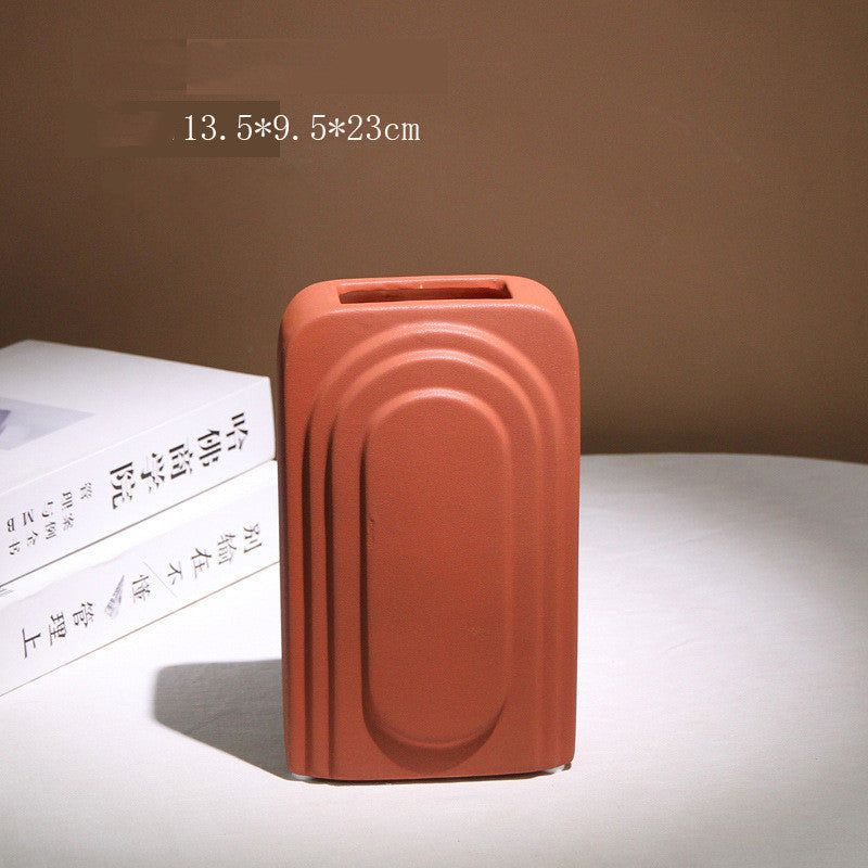 Ceramic vase flower pot flower ornament large size - Grand Goldman