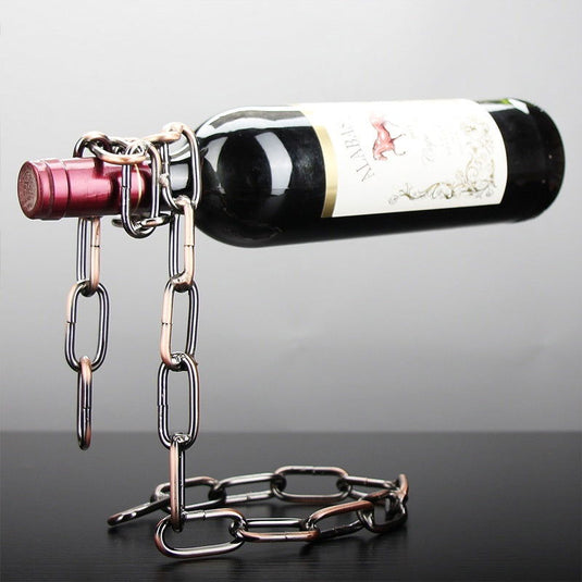 Chain Wine Rack Steel Wire Wine Rack Ornaments - Grand Goldman