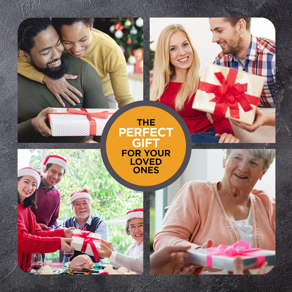 Charcuterie Board - Bamboo Cheese Board and Charcuterie Gift Set - Wedding Gifts for Couples 2024, Housewarming Gifts New Home, Birthday for Women Who Have Everything, Kitchen Gadgets - Grand Goldman