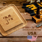 Charcuterie Board - Bamboo Cheese Board and Charcuterie Gift Set - Wedding Gifts for Couples 2024, Housewarming Gifts New Home, Birthday for Women Who Have Everything, Kitchen Gadgets - Grand Goldman