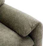 Chenille Oversized Armchair - Modern Accent Chair & Single Sofa Lounge, 34'' Wide, Comfortable Seating for Living Room & Bedroom, Green - Grand Goldman