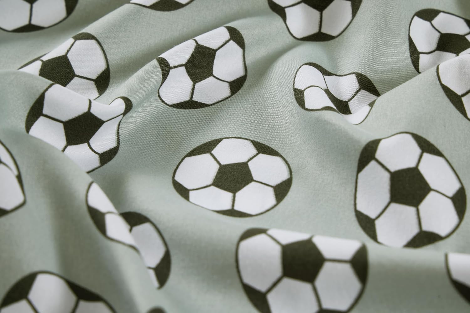 Chezmoi Collection 4-Piece Kids/Teens Sports Sheet Set - Soft Microfiber Gray White Baseball, Full Size - Grand Goldman