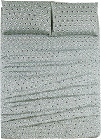 Chezmoi Collection 4-Piece Kids/Teens Sports Sheet Set - Soft Microfiber Gray White Baseball, Full Size - Grand Goldman