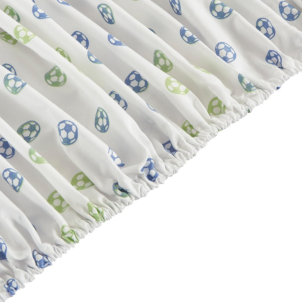 Chezmoi Collection 4-Piece Kids/Teens Sports Sheet Set - Soft Microfiber Gray White Baseball, Full Size - Grand Goldman