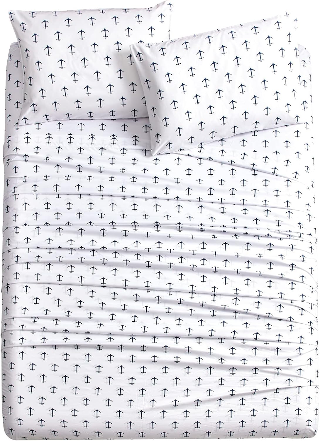 Chezmoi Collection 4-Piece Kids/Teens Sports Sheet Set - Soft Microfiber Gray White Baseball, Full Size - Grand Goldman