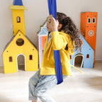 Chihee Sensory Swing Therapy Swing Hammock Indoor Outdoor for Kids, Hardware Included, Soft Breathable Nylon Cuddle Swing Joy Hammock for Child Adult with Autism, ADHD, Aspergers, Sensory Integration - Grand Goldman