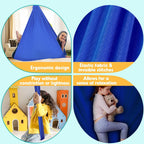 Chihee Sensory Swing Therapy Swing Hammock Indoor Outdoor for Kids, Hardware Included, Soft Breathable Nylon Cuddle Swing Joy Hammock for Child Adult with Autism, ADHD, Aspergers, Sensory Integration - Grand Goldman