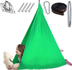 Chihee Sensory Swing Therapy Swing Hammock Indoor Outdoor for Kids, Hardware Included, Soft Breathable Nylon Cuddle Swing Joy Hammock for Child Adult with Autism, ADHD, Aspergers, Sensory Integration - Grand Goldman
