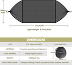 Chihee Ultra-Light Travel Camping Hammock Pop-up Net Hammock 660lbs Load Capacity,Breathable,Quick-Drying Parachute Nylon 2 Premium Carabiners,2 Tree Slings Included for Outdoor Backpacking Hiking - Grand Goldman