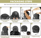 Chihee Ultra-Light Travel Camping Hammock Pop-up Net Hammock 660lbs Load Capacity,Breathable,Quick-Drying Parachute Nylon 2 Premium Carabiners,2 Tree Slings Included for Outdoor Backpacking Hiking - Grand Goldman