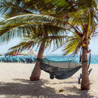 Chihee Ultra-Light Travel Camping Hammock Pop-up Net Hammock 660lbs Load Capacity,Breathable,Quick-Drying Parachute Nylon 2 Premium Carabiners,2 Tree Slings Included for Outdoor Backpacking Hiking - Grand Goldman