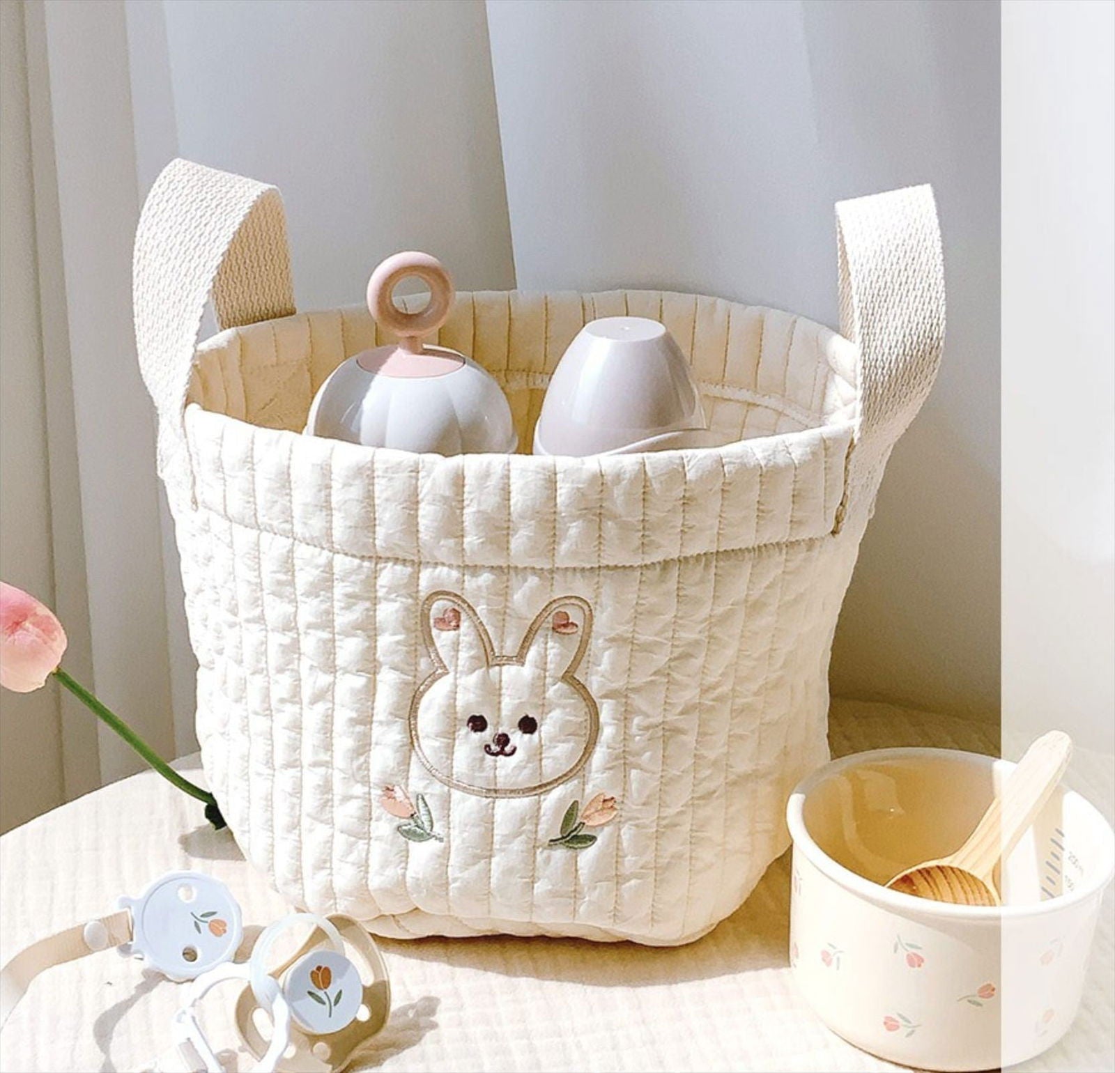 Children's Cotton Toy Organiser Storage Basket - Grand Goldman