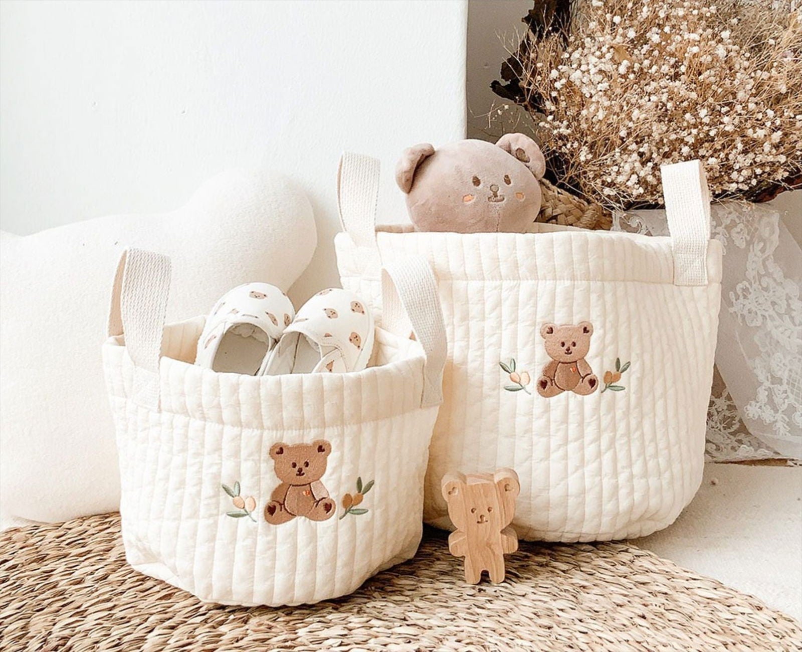 Children's Cotton Toy Organiser Storage Basket - Grand Goldman