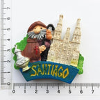 Chile Fridge Magnet tourist souvenir Easter Island Mysterious Figure Resin Boutique Refrigerator Magnets Collection - Grand Goldman