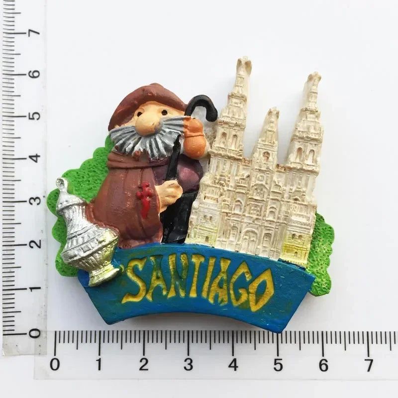 Chile Fridge Magnet tourist souvenir Easter Island Mysterious Figure Resin Boutique Refrigerator Magnets Collection - Grand Goldman