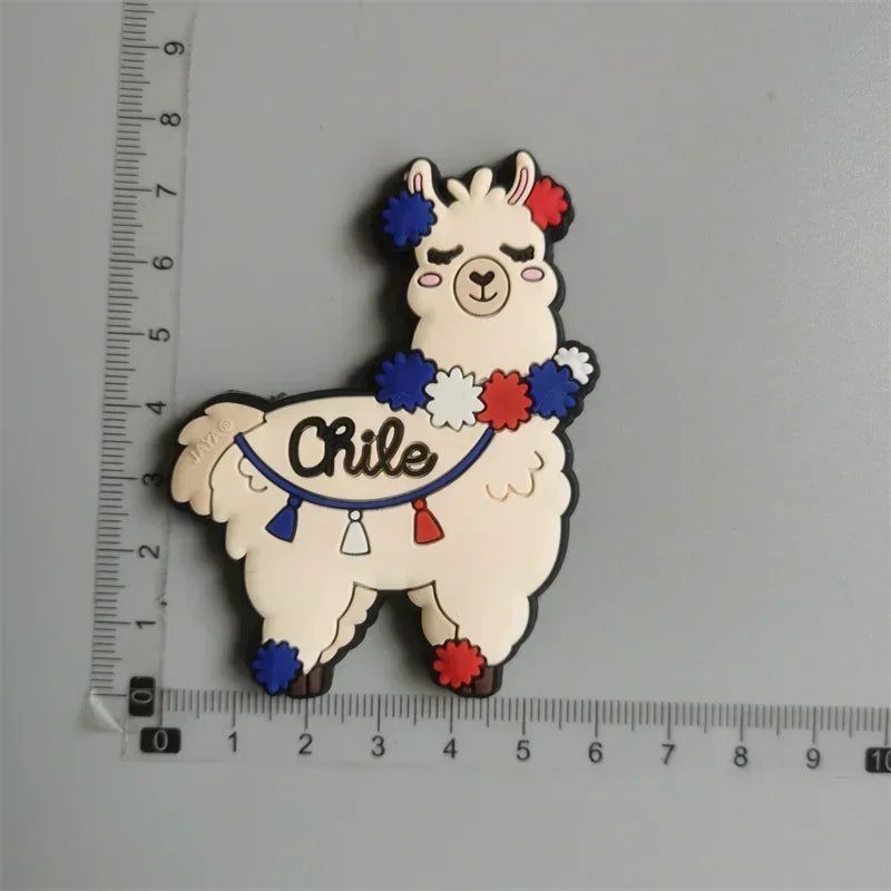 Chile Fridge Magnet tourist souvenir Easter Island Mysterious Figure Resin Boutique Refrigerator Magnets Collection - Grand Goldman