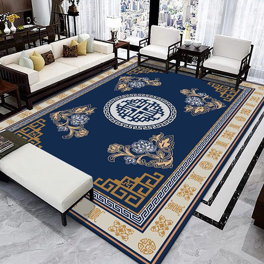 Chinese Style Carpet For Household Bedroom - Grand Goldman