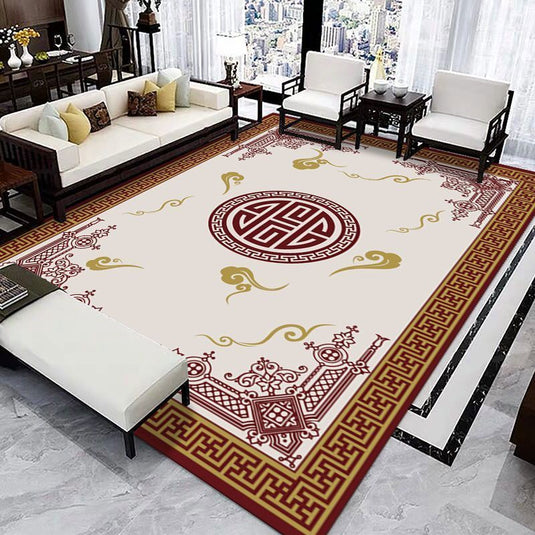 Chinese Style Carpet For Household Bedroom - Grand Goldman