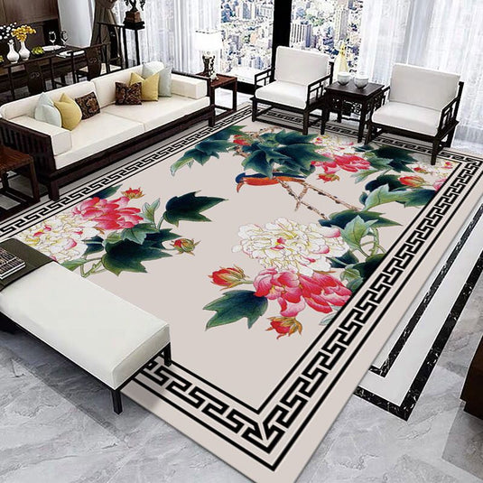 Chinese Style Carpet For Household Bedroom - Grand Goldman