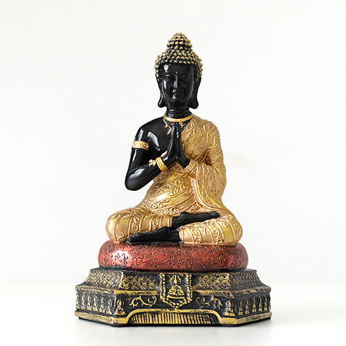 Chinese Feng Shui Ornaments of Ping An Buddha Statue - Grand Goldman