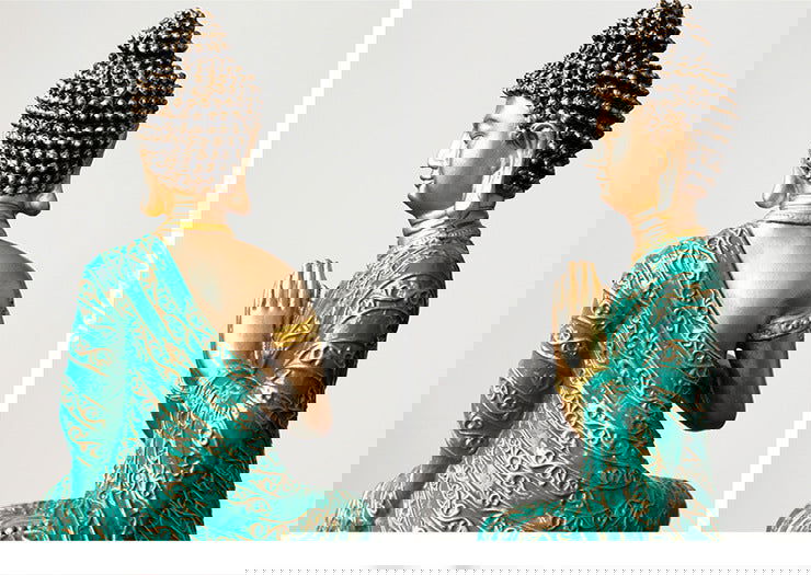 Chinese Feng Shui Ornaments of Ping An Buddha Statue - Grand Goldman