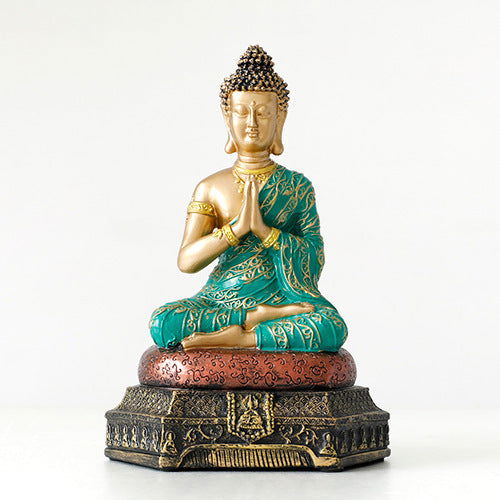 Chinese Feng Shui Ornaments of Ping An Buddha Statue - Grand Goldman