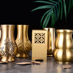 Chinese Lucky Charm Tea Set Brass Storage Jar Household Tea Clamp Tea Knife Tea Fork T - Grand Goldman