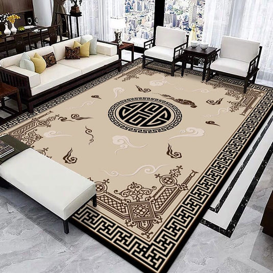 Chinese Style Carpet For Household Bedroom - Grand Goldman
