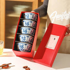 Chinese Style Ceramic Bowl Home Rice Bowl Set - Grand Goldman