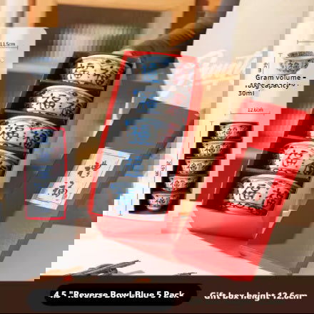 Chinese Style Ceramic Bowl Home Rice Bowl Set - Grand Goldman