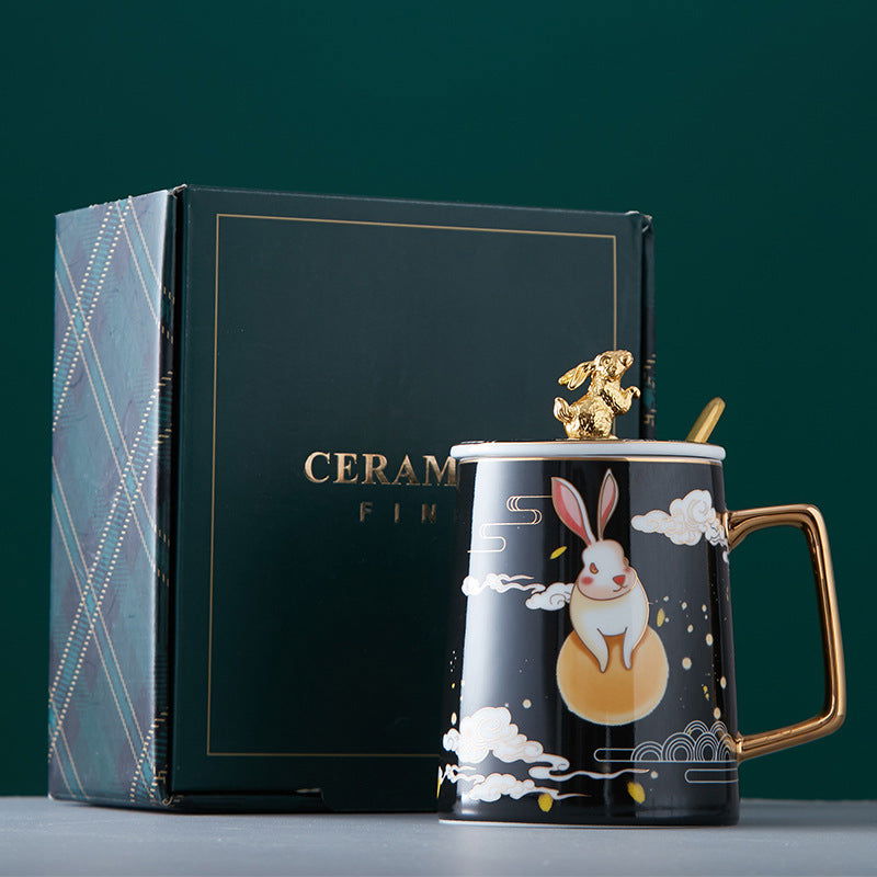 Chinese Style Ceramic Cup Gift Box Office - Grand Goldman