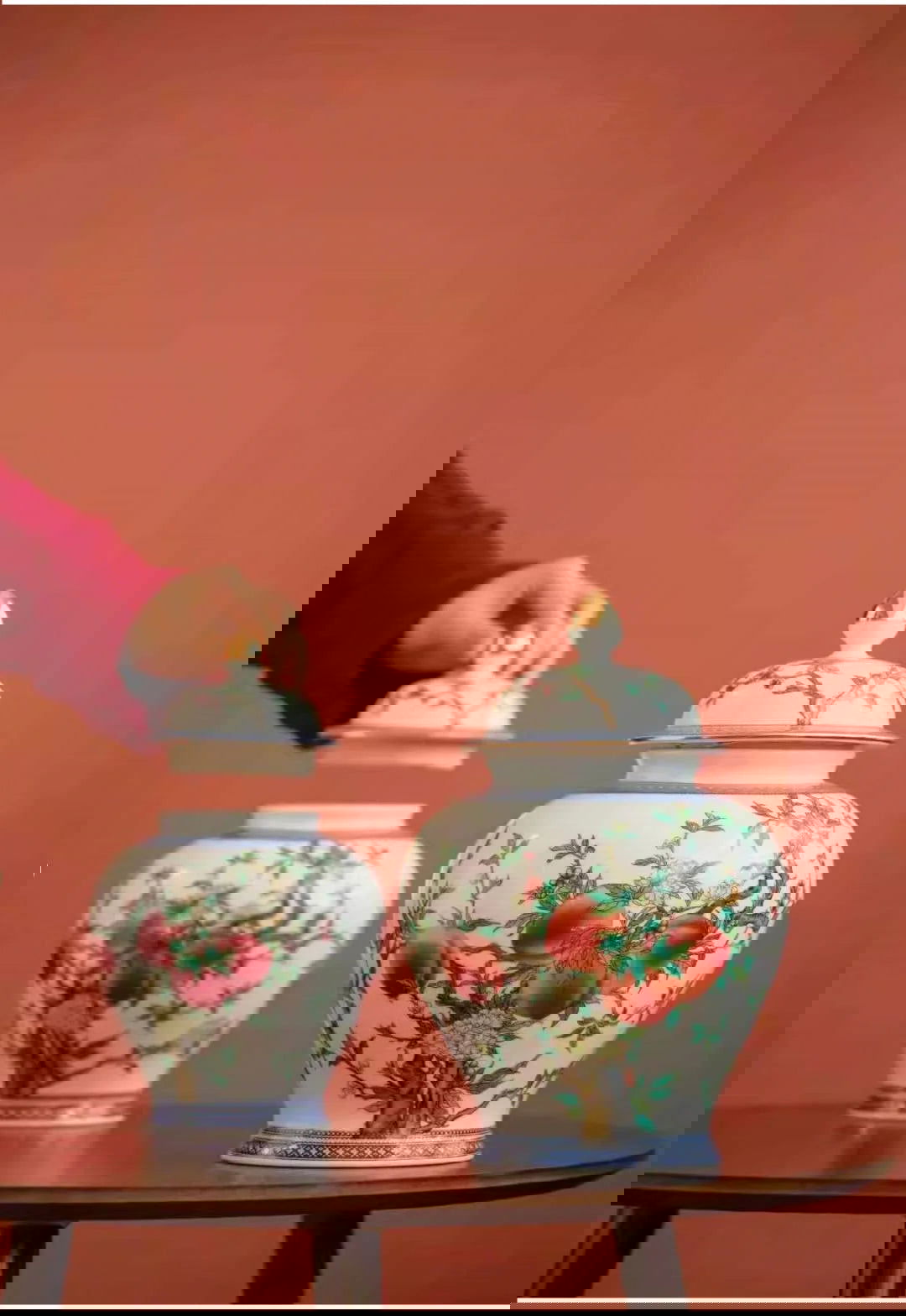 Chinese Style Ceramic Pot Tea Caddy Large General Can Porcelain Jar Sealed Storage Tank Flower Vase Container Home Decoration - Grand Goldman