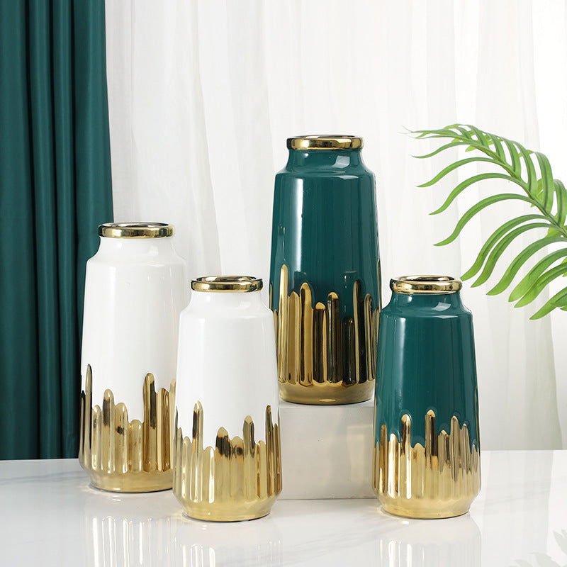 Chinese Style Vase Ceramic Model Living Room Decorations - Grand Goldman