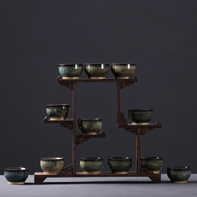 Chinese Zodiac Kung Fu Ceramic Artisanal Tea Cup Set - Grand Goldman